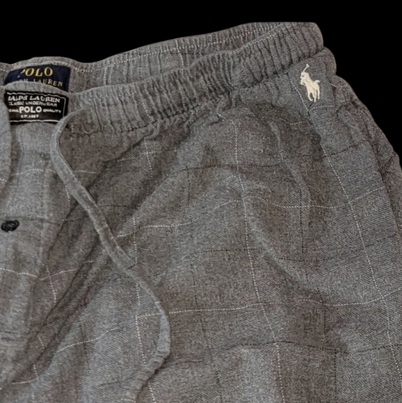 Mens Xl Polo Ralph Lauren Pajama Pants and Large Sleep Shirt - Picture 6 of 8